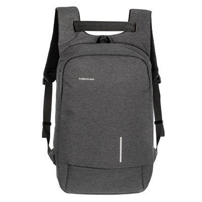 Svartur bakpoki með tvítóna efni