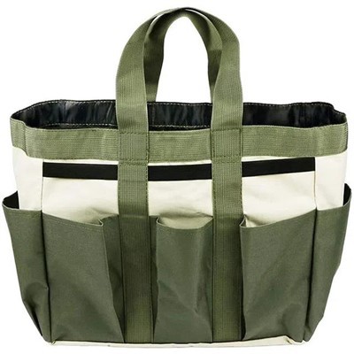 Geymslutaska fyrir garðverkfæri